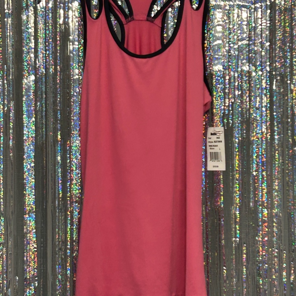 Pink Racerback Tank Top